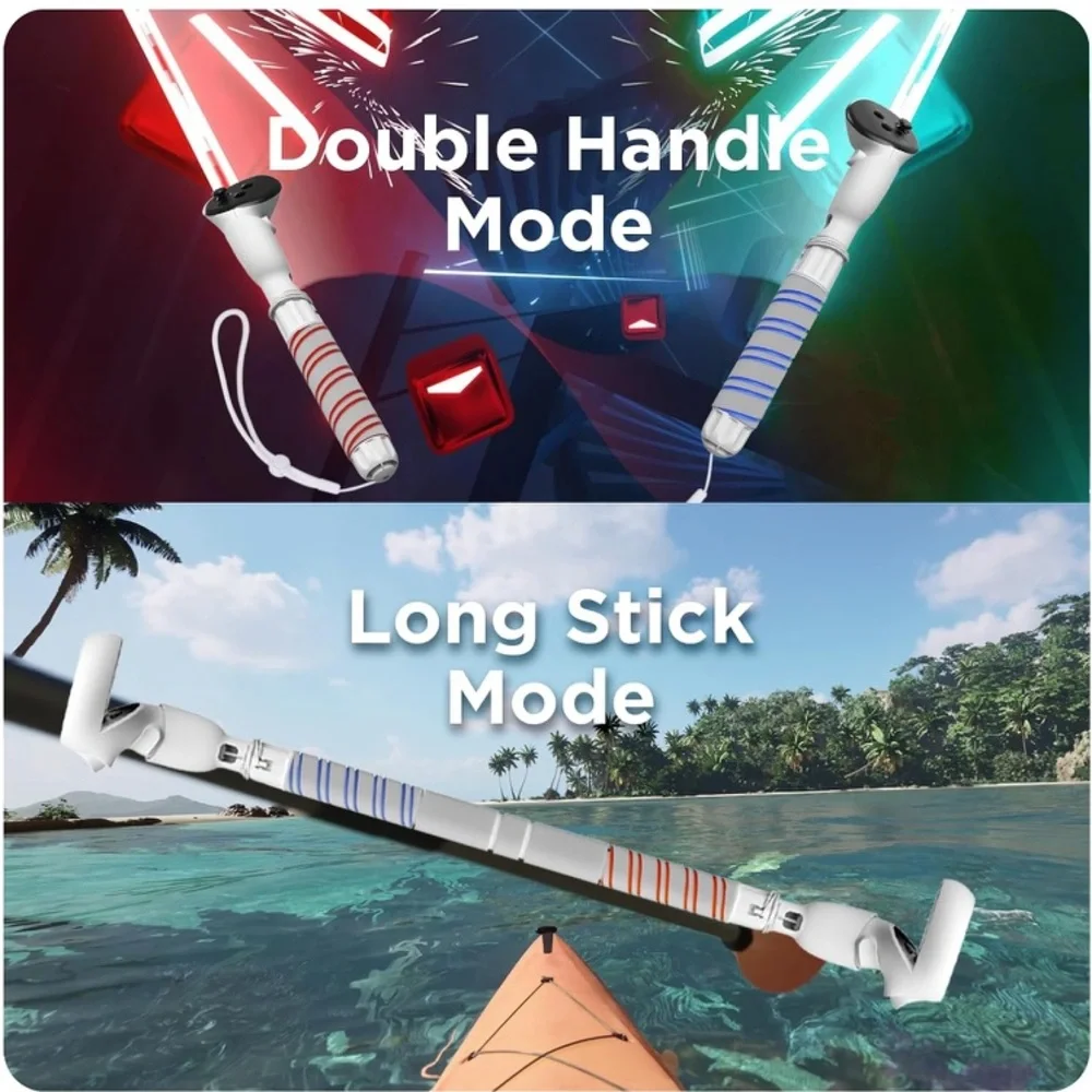 NEW Open Box YOGES Handle Attachments Compatible with Meta Quest 3S/ Quest 3/ Oc